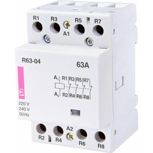 Stýkač modulárny R 63-04 230V AC 4NC (ETI)