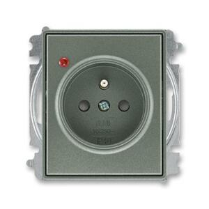 Zásuvka 2P+T/16A/250V prep.ochr. clonky (PS) IP40 antracit Time/Time Arbo (ABB)