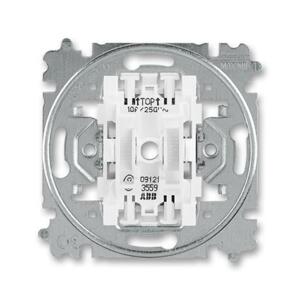 Tlacidlo dvojité (1/0+1/0) 10A/250V (PS) - prístroj (ABB)