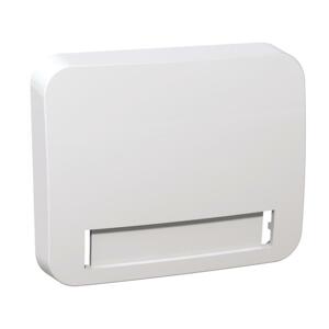 Kryt spínaca/tlacidla 1diel. popis.p. biela Cedar Plus (Schneider)