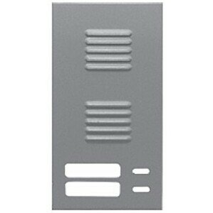 Kryt pre modul elektrického vrátnika EV2 sivá svetlá 4+n TT85 (TESLA Stropkov)
