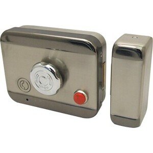 Zámok elektromotorický 12VDC s tlačidlom odbl. CE-104 (Openers&Closers)