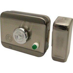 Zámok elektromotorický 12VDC s tlačidlom trvalého odbl. CE-104 (Openers&Closers)