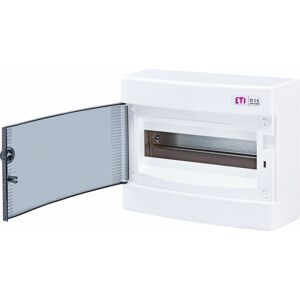 Rozvádzač nástenný bytový 12M IP40 dvierka transp. 236x287x112mm ECT12PT (ETI)