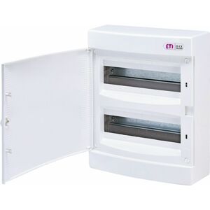Rozvádzač nástenný bytový 24M IP40 dvierka biela 361x287x112mm ECT24PO (ETI)
