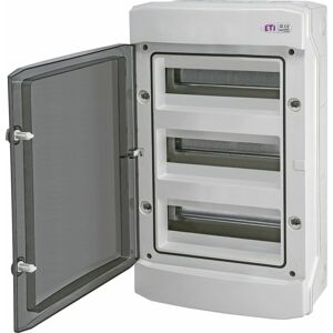 Rozvádzač nástenný 36M IP65 dvierka transp. 508x319x144mm ECH-36PT (ETI)