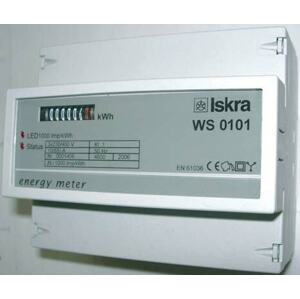 Elektromer trojfázový, mechanický 4u 63A 230V L-N 000, TYP : WS0101 (SEZ)