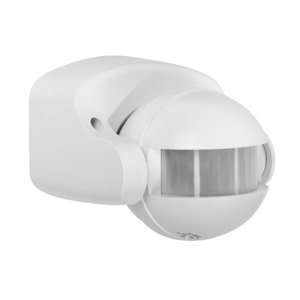Senzor pohybu PIR 1200VA 180°/12m IP44 biela nástenný ALER JQ-30-W (Kanlux)