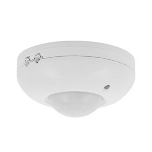 Senzor pohybu PIR 1200VA 360°/10m IP20 biela prisadený ZONA JQ-37-W (Kanlux)