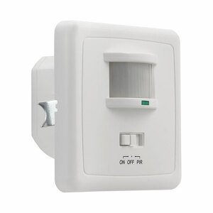 Senzor pohybu PIR MERGE JQ-L 1200VA 150°/9m IP20 biela zapustený (Kanlux)