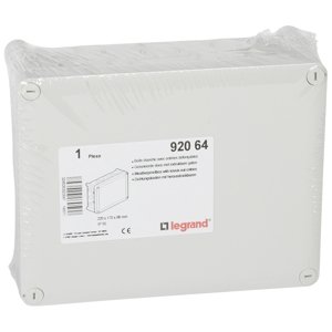 Škatuľa inštalačná 220x170x86mm IP55 veko skrutk. Plexo (Legrand)