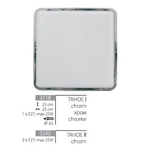 Svietidlo TAHOE l 1xE27 max. 25W IP65 chróm (Technolux)