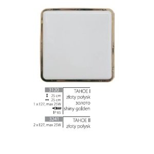 Svietidlo TAHOE l 1xE27 max. 25W IP65 zlaté(Technolux)