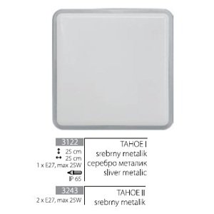 Svietidlo TAHOE l 1xE27 max. 25W IP65 strieborné(Technolux)
