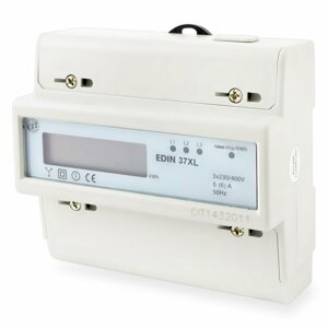 Elektromer LE-03d EDIN 37XL 3-fázový, X/5A, 1-tarifa, LCD displej nepriame meranief