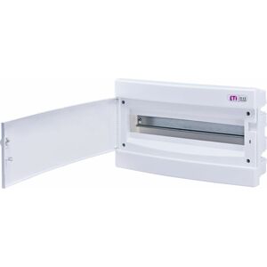 Rozvádzač zapustený bytový 18M IP40 dvierka biela 212x373x68mm ECM18PO (ETI)
