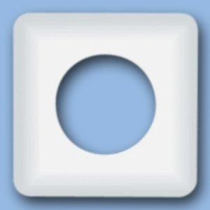 Kryt pod vypínač biely OSX-910-BIA (ZAMEL)