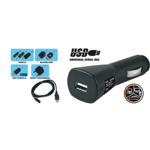 Nabijačka mobilná USB/auto zásuvka SA 021