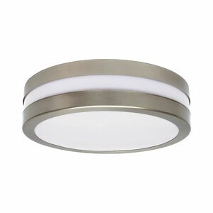 Svietidlo E27 2x18W, IP44, kov/PC-chróm mat., STR-RD, O285x75, JURBA DL-218LO (Kanlux)