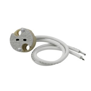 Objímka GU5,3 s prívodom 150mm, keramika-sivá, HLDR-GX5.3 (Kanlux)