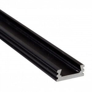 Profil LED Al, 20x8mm CC02 čierny
