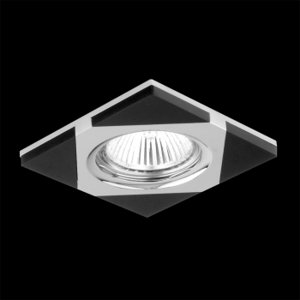 Svietidlo podhľadové DOWNLIGHT GU10 50W WENGUE /CHROME (EMITHOR)