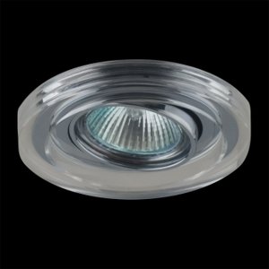 Svietidlo podhľadové DOWNLIGHT GU10 50W chróm/číre (EMITHOR)