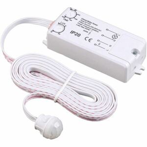 Senzor pohybový 100°/8m IP20, PIR, 22mm, 230V/800W na kábli, 3–2000lx (HDX)
