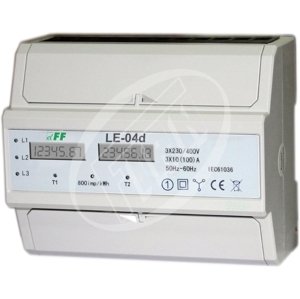 Elektromer trojfázový 100A, digitálny LE-04d (F&F)