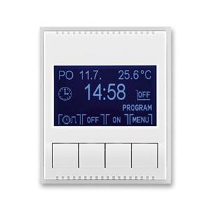 Hodiny spínacie progr. - jednotka ovl. biela/biela ladová Element/Time (ABB)