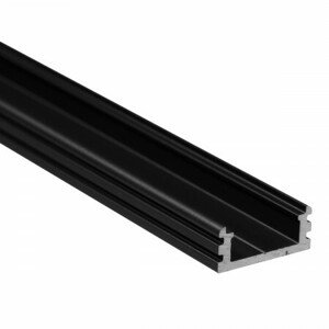 Profil LED Al, 19x8mm CC14 čierny(47)