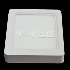 Svietidlo LED 15W, 2700K, 1350lm, IP20, 120°, Al-biela, KTS-LP, 175x175, VT-1415SQ (V-TAC)