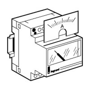 Stupnica 0- 100A ampérmetra LE004600 (Legrand)