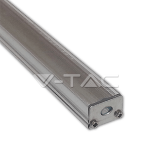 Profil LED Al, 16,76x10,3x1000mm kryt číry úzky VT-7101 (V-TAC)(54)(61)