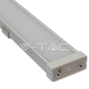 Profil LED Al, 26,5x9x1000mm kryt opál široký VT-7103 (V-TAC)(63)