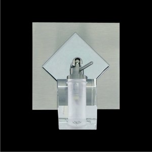 Svietidlo ICE/8971-1W/1xG9/40W,mat.: NICKEL SATIN / chrómE / K9 CRYSTAL (LUXERA)