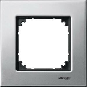 Rámček 1-násobný kov strieborná platina Merten ElegM (Schneider)