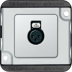 Zásuvka audio XLR hliník Merten AntiVandal (Schneider)