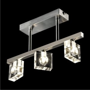 Svietidlo INUA/9271-3A/3xG9/40W, NICKEL SATIN,mat.: NICKEL SATIN / K9 CRYSTAL (LUXERA)