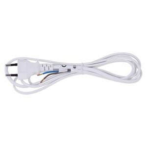 Kábel flexošnúra 3m 2x0,75 mm2, biela plochá