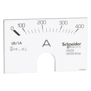 Stupnica pre ampérmeter AMP 0-400A (Schneider)