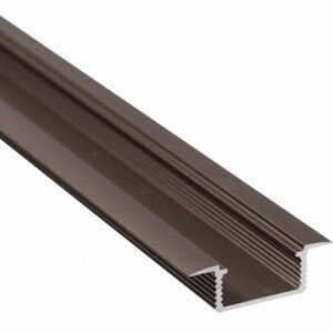 Profil LED Al, 28x9mm BC18 bronz (46)