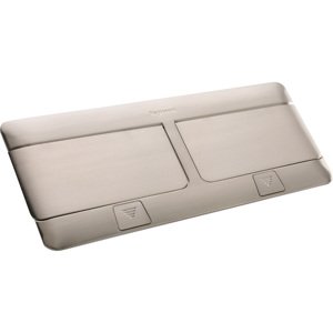 Škatuľa pop-up 2x4M prázdna IP30/IP40 nerez brúsený (Legrand)