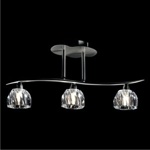 Svietidlo SAMBA/9004-3A/3xG9/40W, NICKEL SATIN,mat.: NICKEL SATIN (LUXERA)