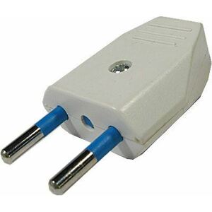 Vidlica 2-pol AC biela (HDX)