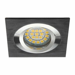 Svietidlo GU5,3 50W, IP20, čierna, BOp-Z, 90x90x26, SEIDY CT-DTL50-B (Kanlux)