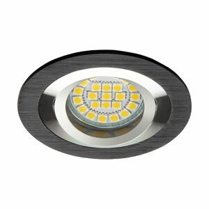 Svietidlo GU5,3 50W, IP20, čierna, BOp-Z, O92x26, SEIDY CT-DTO50-B (Kanlux)