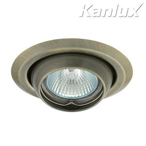 Svietidlo GU5,3 50W, IP20, mosadz matná, BOp-Z, O100, ARGUS CT-2117-BR/M (Kanlux)