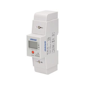 Elektromer 1-fázový s prídavným počítadlom 80A na DIN lištu (ORNO)