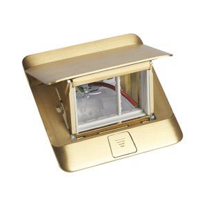 Škatuľa pop-up 3M prázdna IP30/IP40 mosadz brúsená (Legrand)